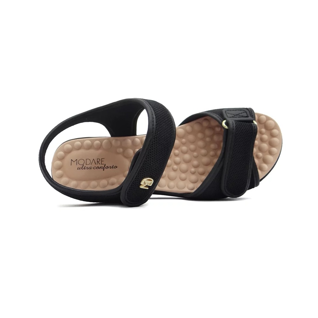 Sandália Modare Conforto 7142.118 Preto Sandália Modare Conforto 7142.118 Preto