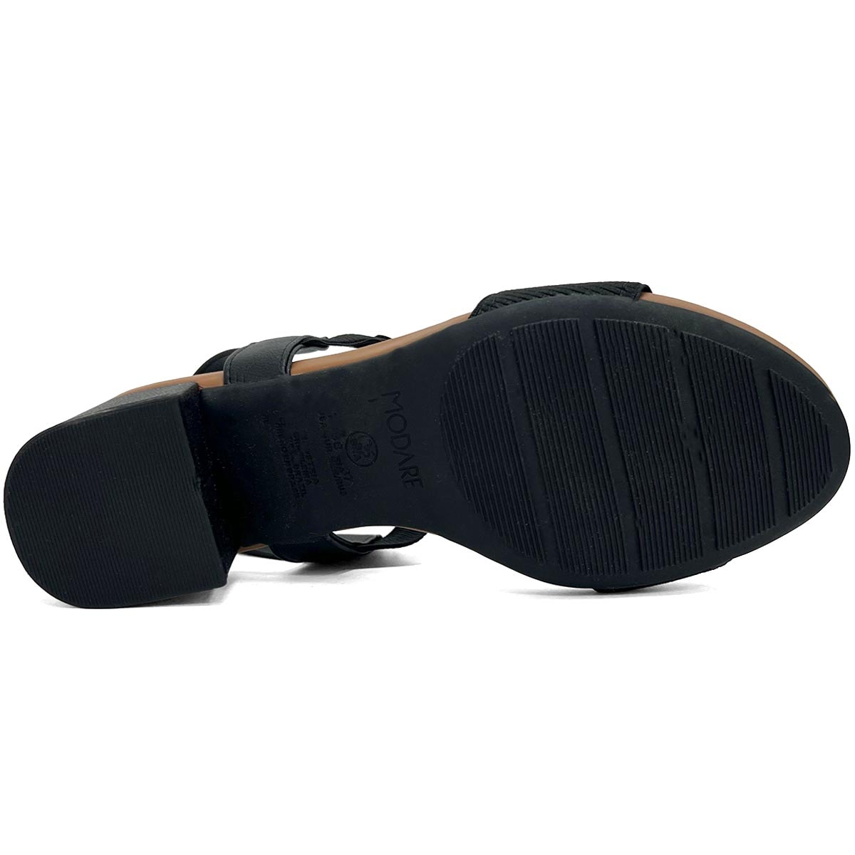 Sandália Modare Conforto Salto Bloco 7187.100 Preto Sandália Modare Conforto Salto Bloco 7187.100 Preto
