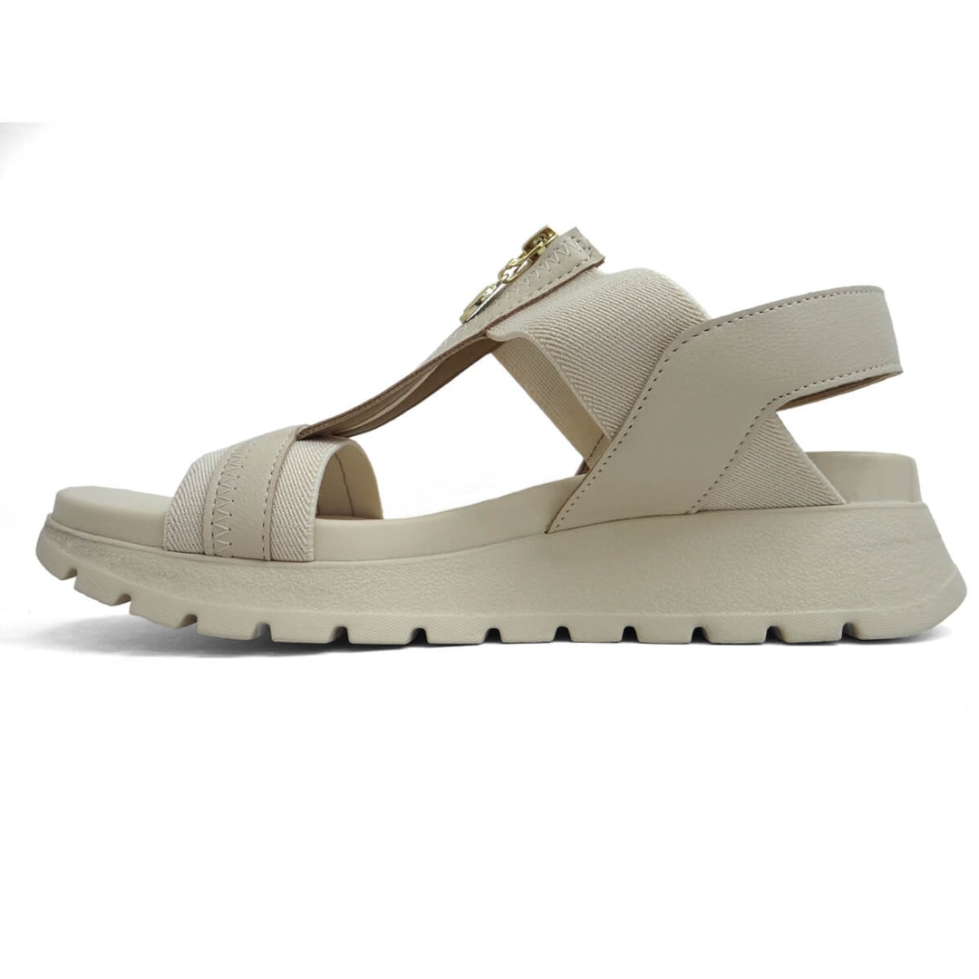 Sandália Modare Papete Ultraconforto 7198.103 Creme