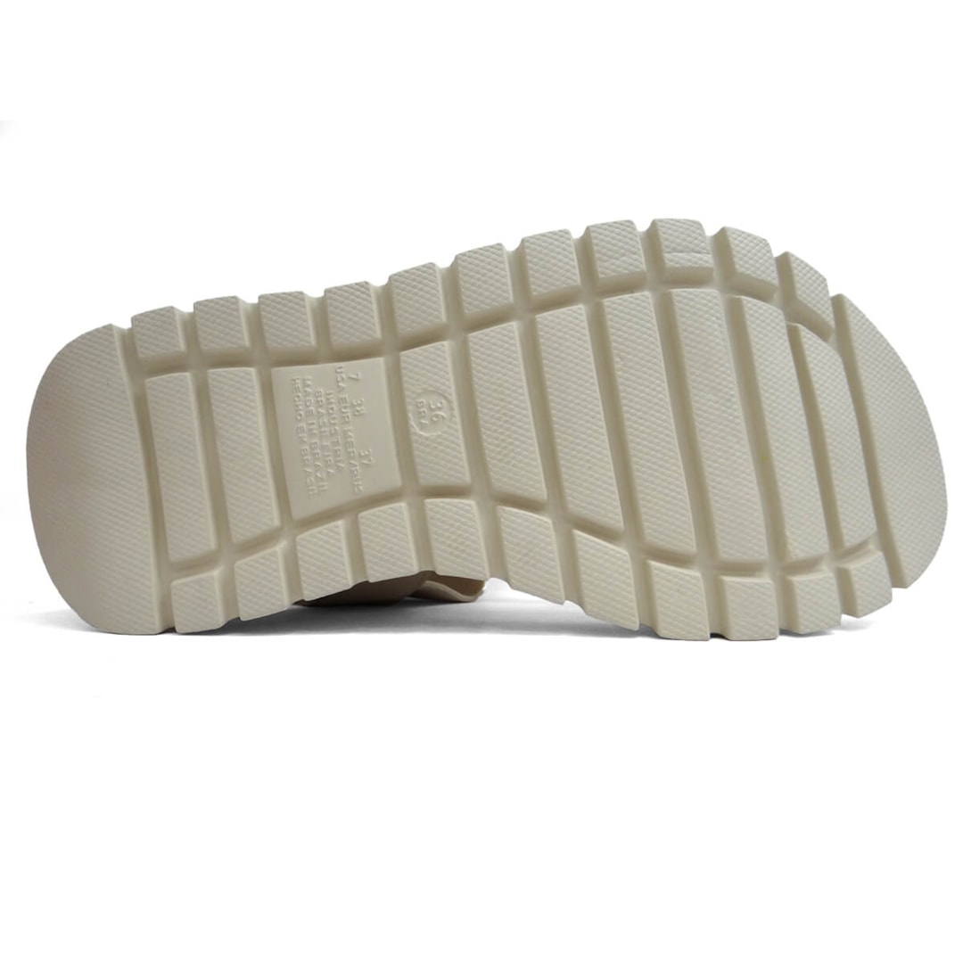 Sandália Modare Papete Ultraconforto 7198.103 Creme