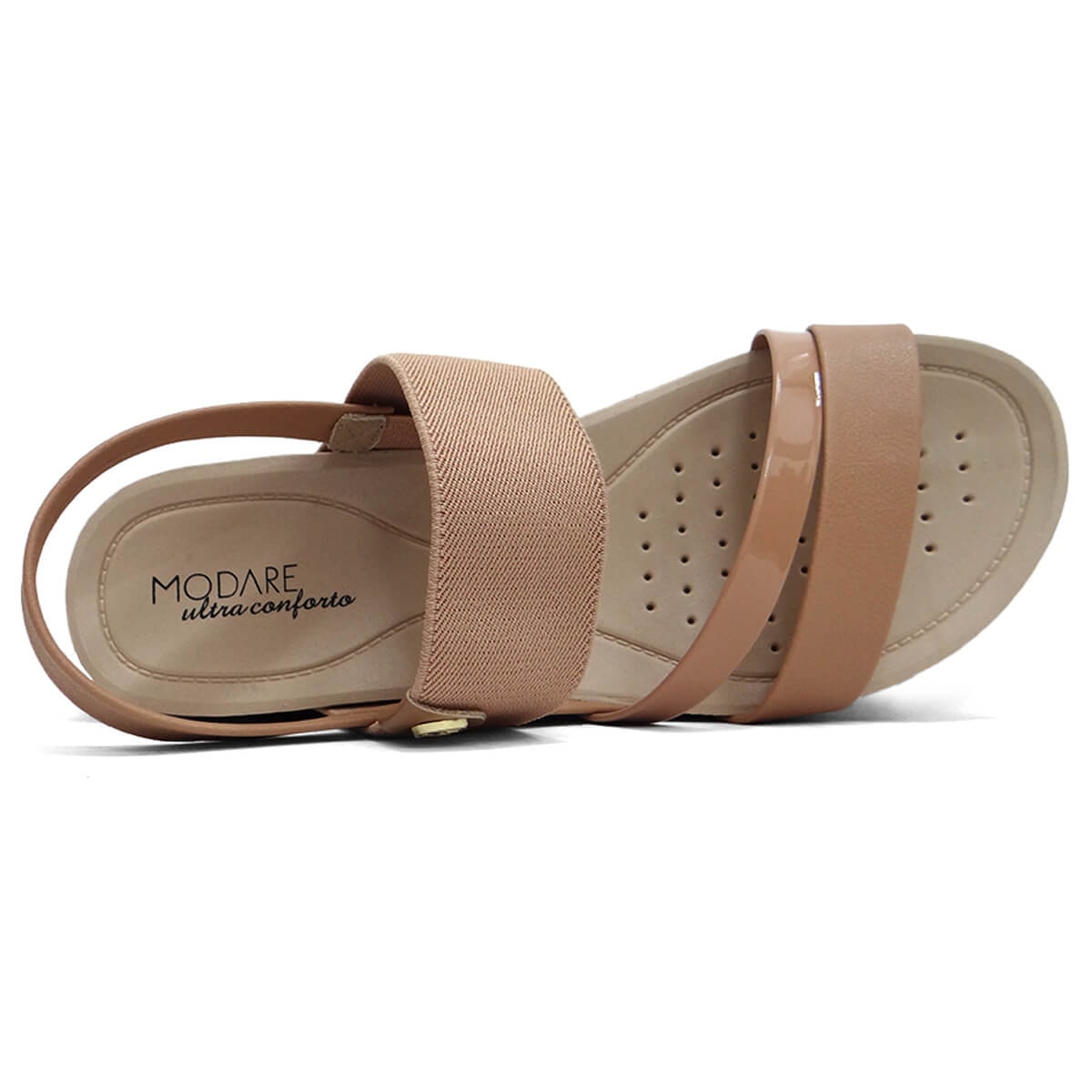 Sandália Modare Rasteira Conforto 7125.233 Nude Sandália Modare Rasteira Conforto 7125.233 Nude