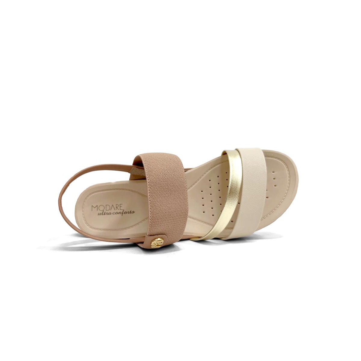 Sandália Modare Rasteira Conforto 7125.233 Nude Sandália Modare Rasteira Conforto 7125.233 Nude