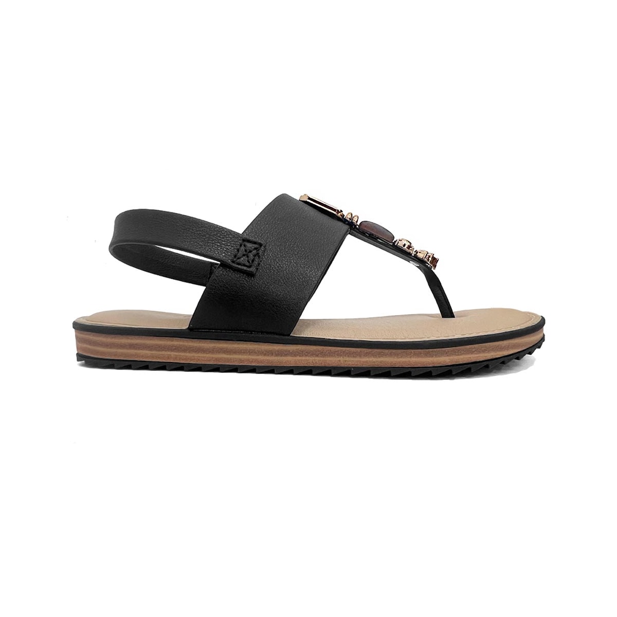 Sandália Modare Rasteira Conforto 7141.120 Preto Sandália Modare Rasteira Conforto 7141.120 Preto