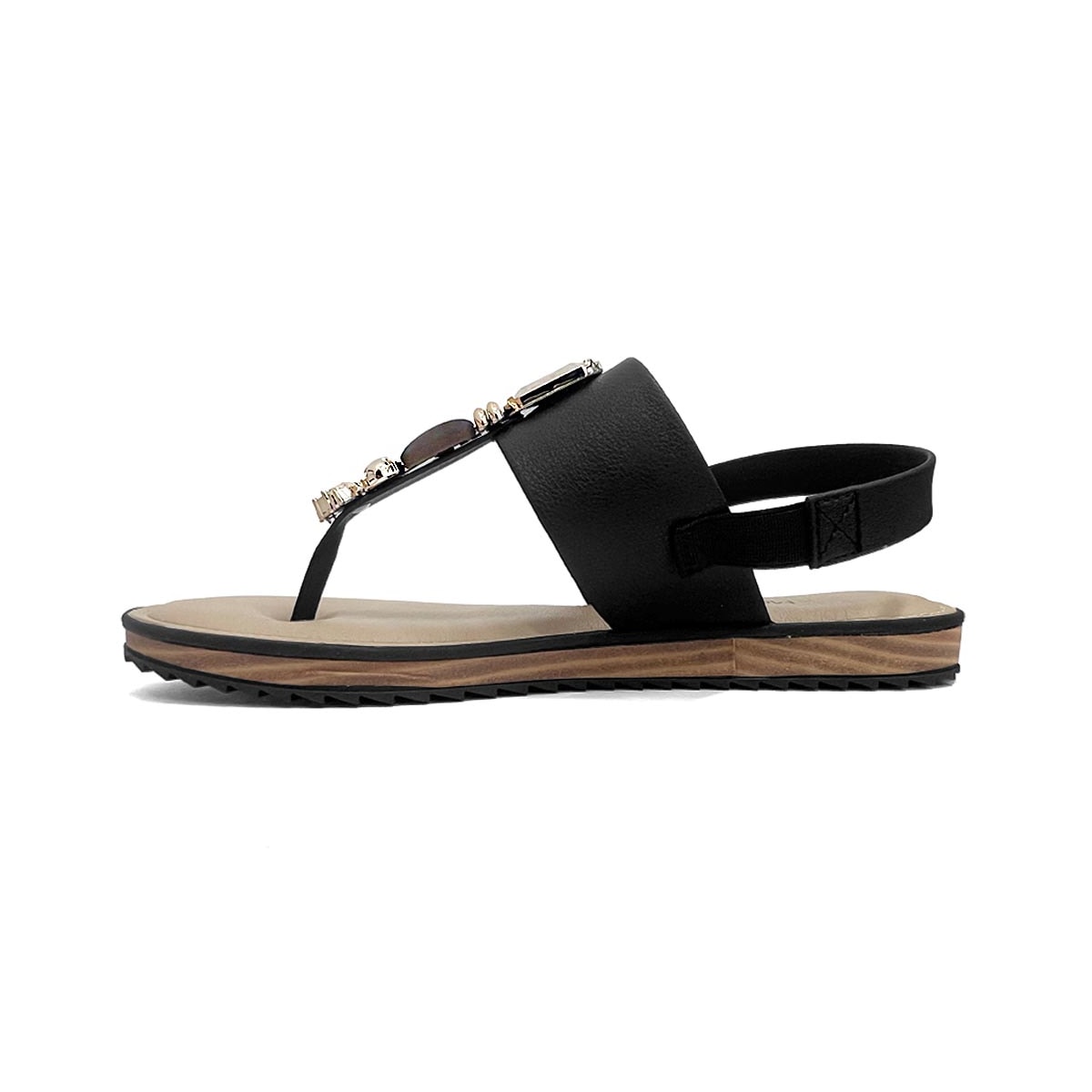 Sandália Modare Rasteira Conforto 7141.120 Preto Sandália Modare Rasteira Conforto 7141.120 Preto