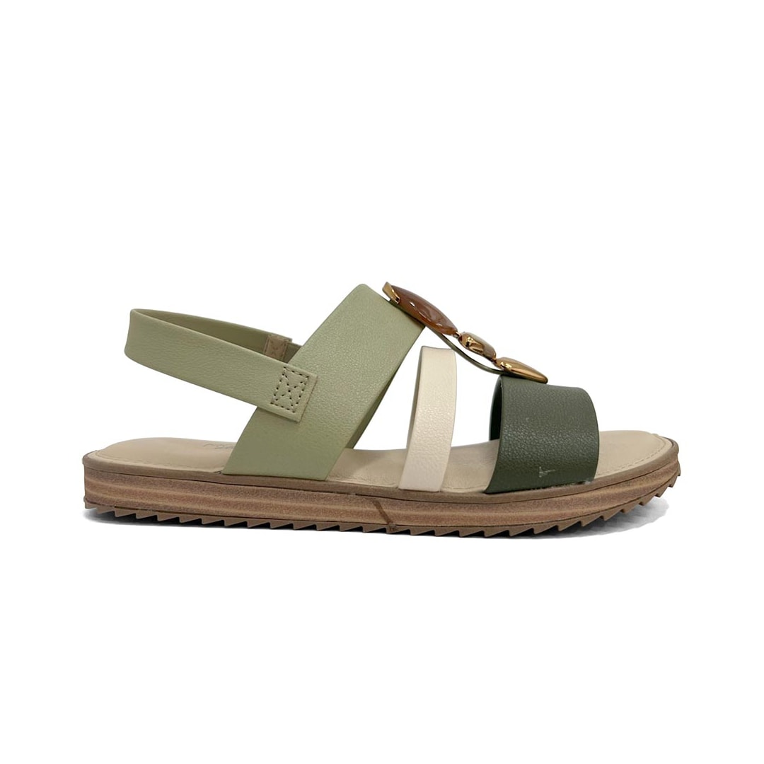 Sandália Modare Rasteira Conforto 7141.144 Verde