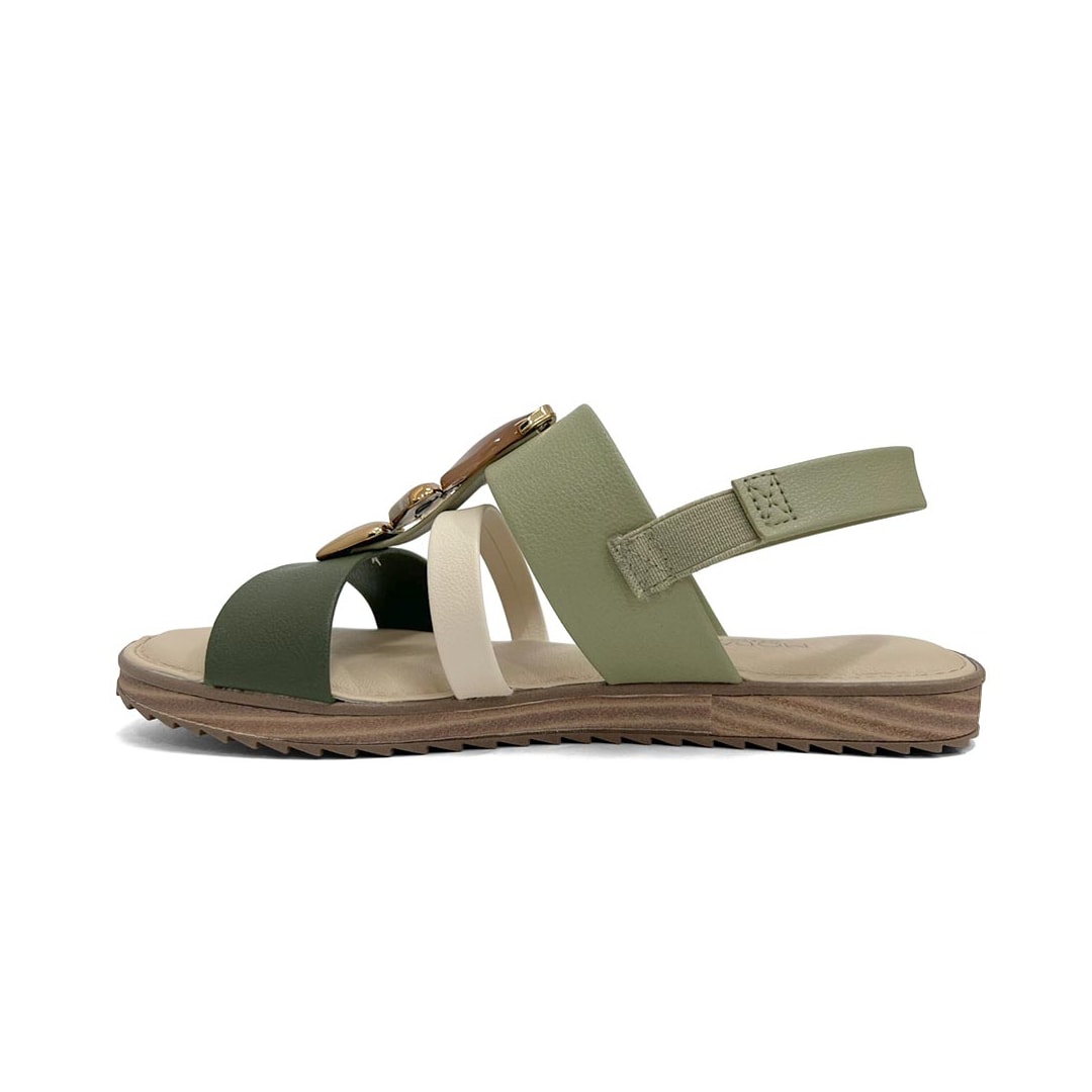 Sandália Modare Rasteira Conforto 7141.144 Verde Sandália Modare Rasteira Conforto 7141.144 Verde