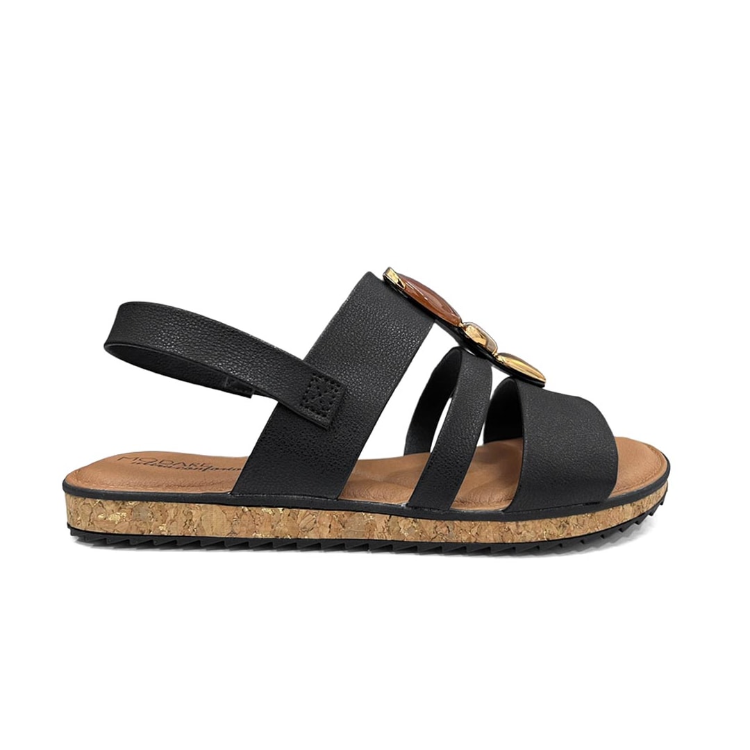 Sandália Modare Rasteira Conforto 7141.244 Preto Sandália Modare Rasteira Conforto 7141.244 Preto