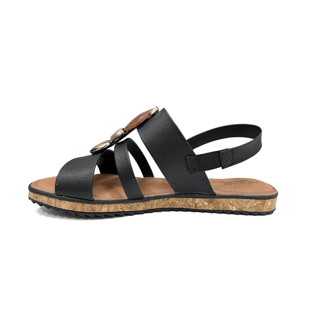 Sandália Modare Rasteira Conforto 7141.244 Preto Sandália Modare Rasteira Conforto 7141.244 Preto