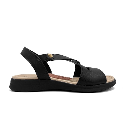 Detalhe - Sandália Modare Ultraconforto 7174.121 Preto