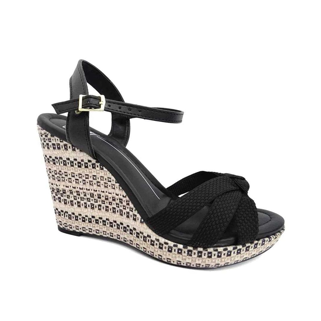 Sandália Moleca Anabela 5411.1127 Preto Sandália Moleca Anabela 5411.1127 Preto