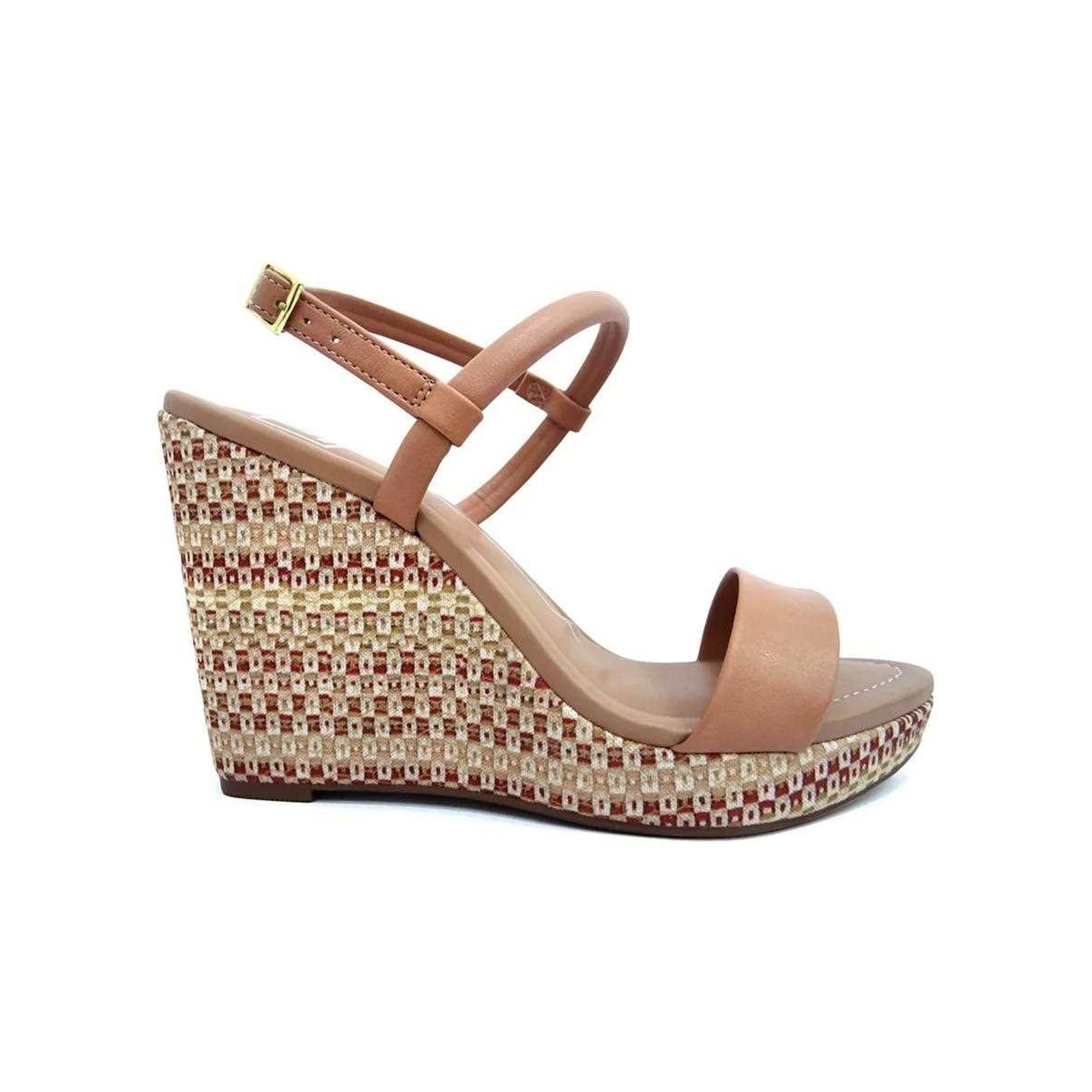 Sandália Moleca Anabela 5411.1132 Nude Sandália Moleca Anabela 5411.1132 Nude