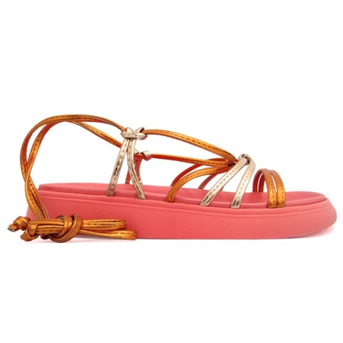 Detalhe - Sandália Moleca Birken Amarração 5469.115