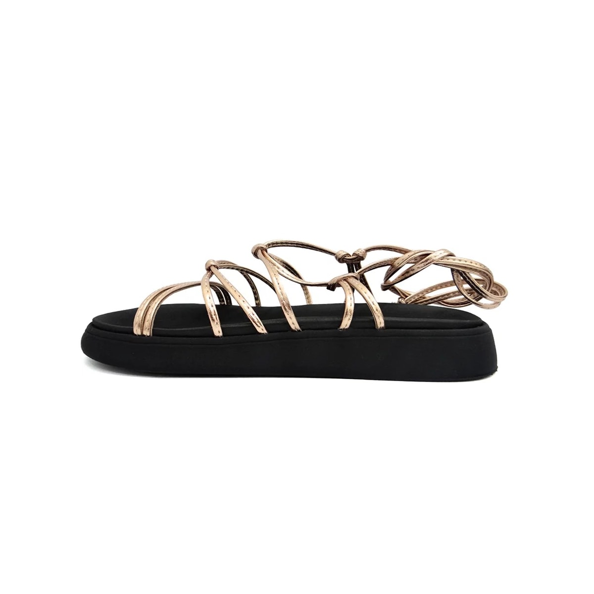 Sandália Moleca Birken Amarração 5469.115 Ouro Rosado Sandália Moleca Birken Amarração 5469.115 Ouro Rosado