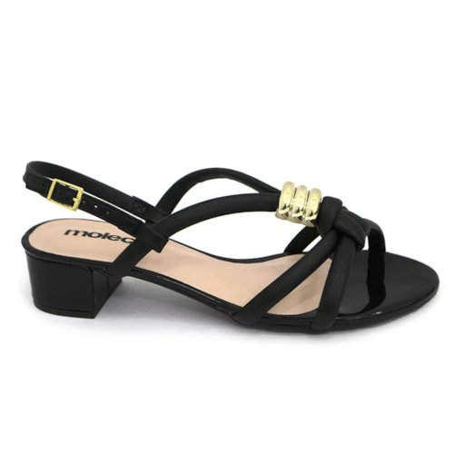 Sandalia Moleca Feminina 5259.843 Preto