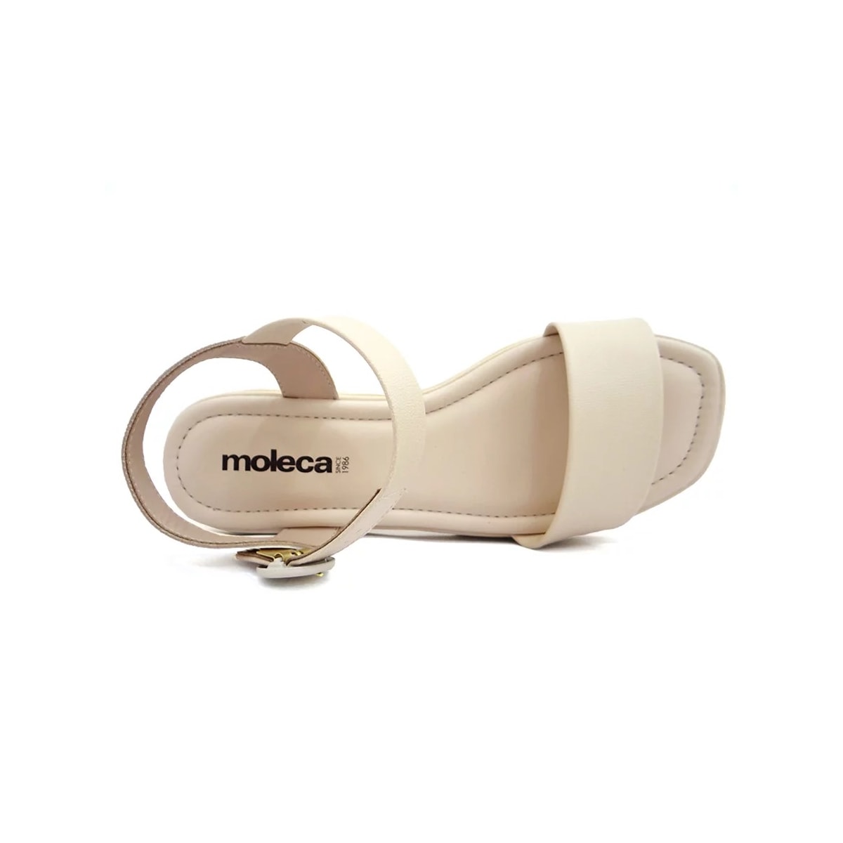 Sandália Moleca Papete 5475.100 Creme Sandália Moleca Papete 5475.100 Creme