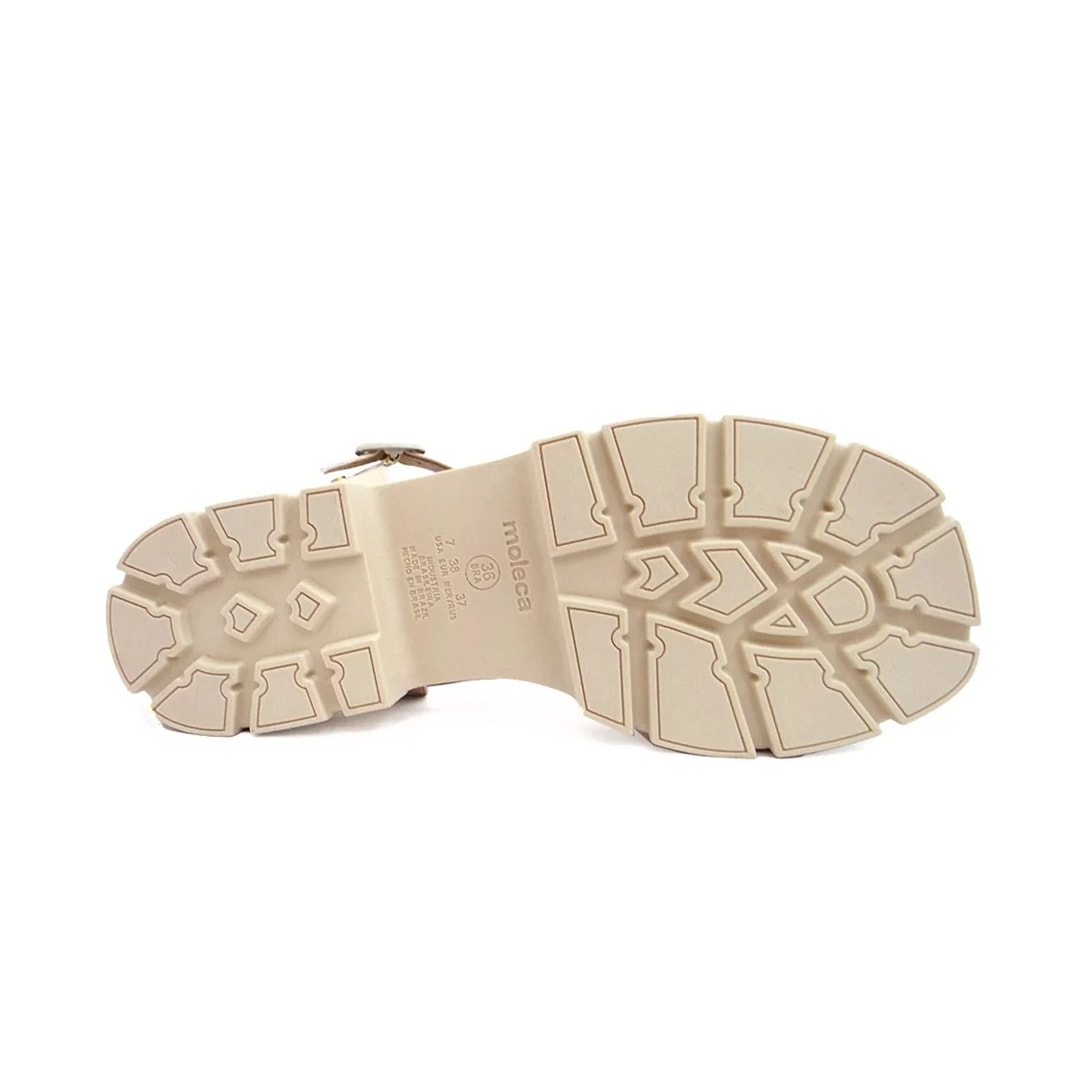 Sandália Moleca Papete 5475.100 Creme Sandália Moleca Papete 5475.100 Creme