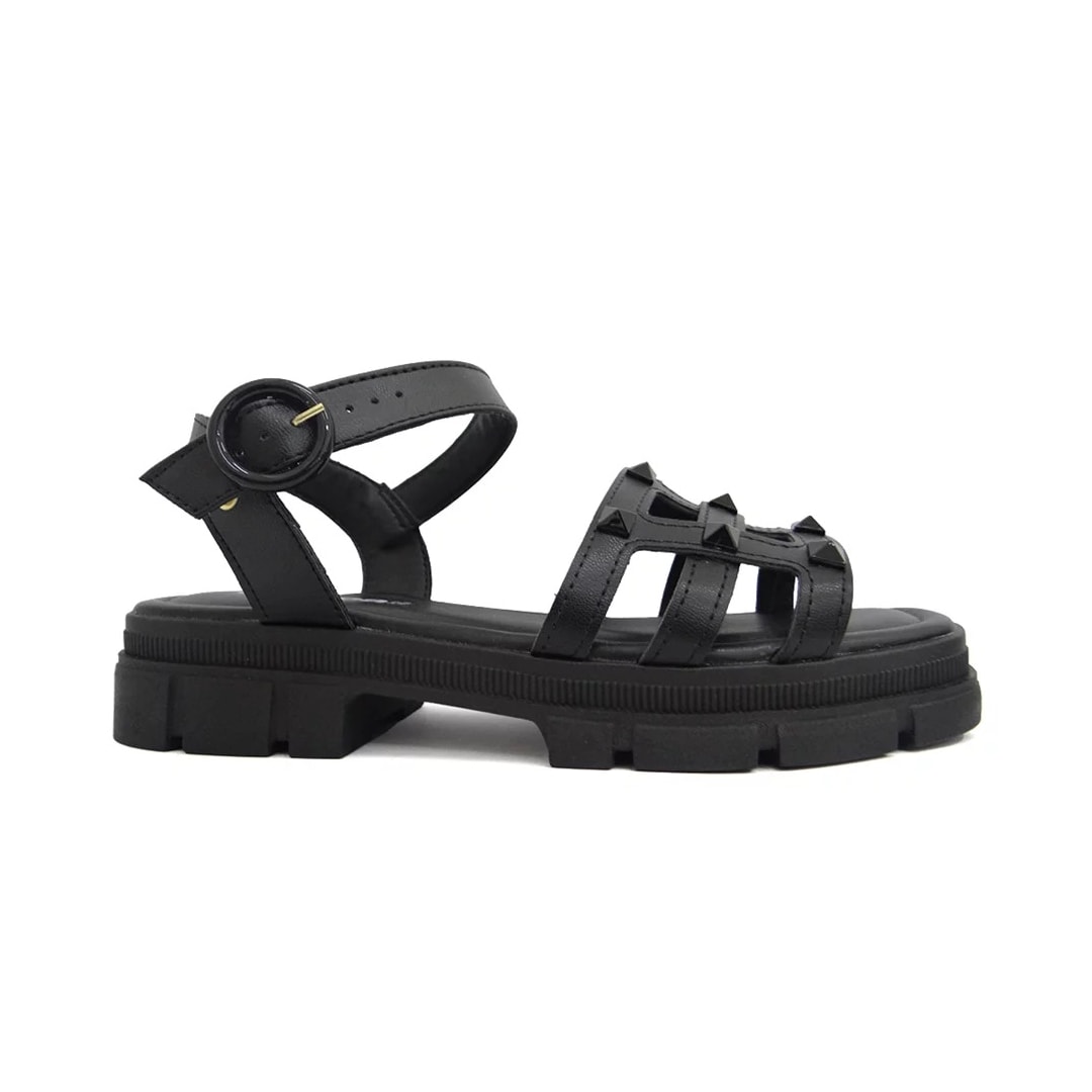 Sandália Moleca Papete 5475.108 Preto Sandália Moleca Papete 5475.108 Preto