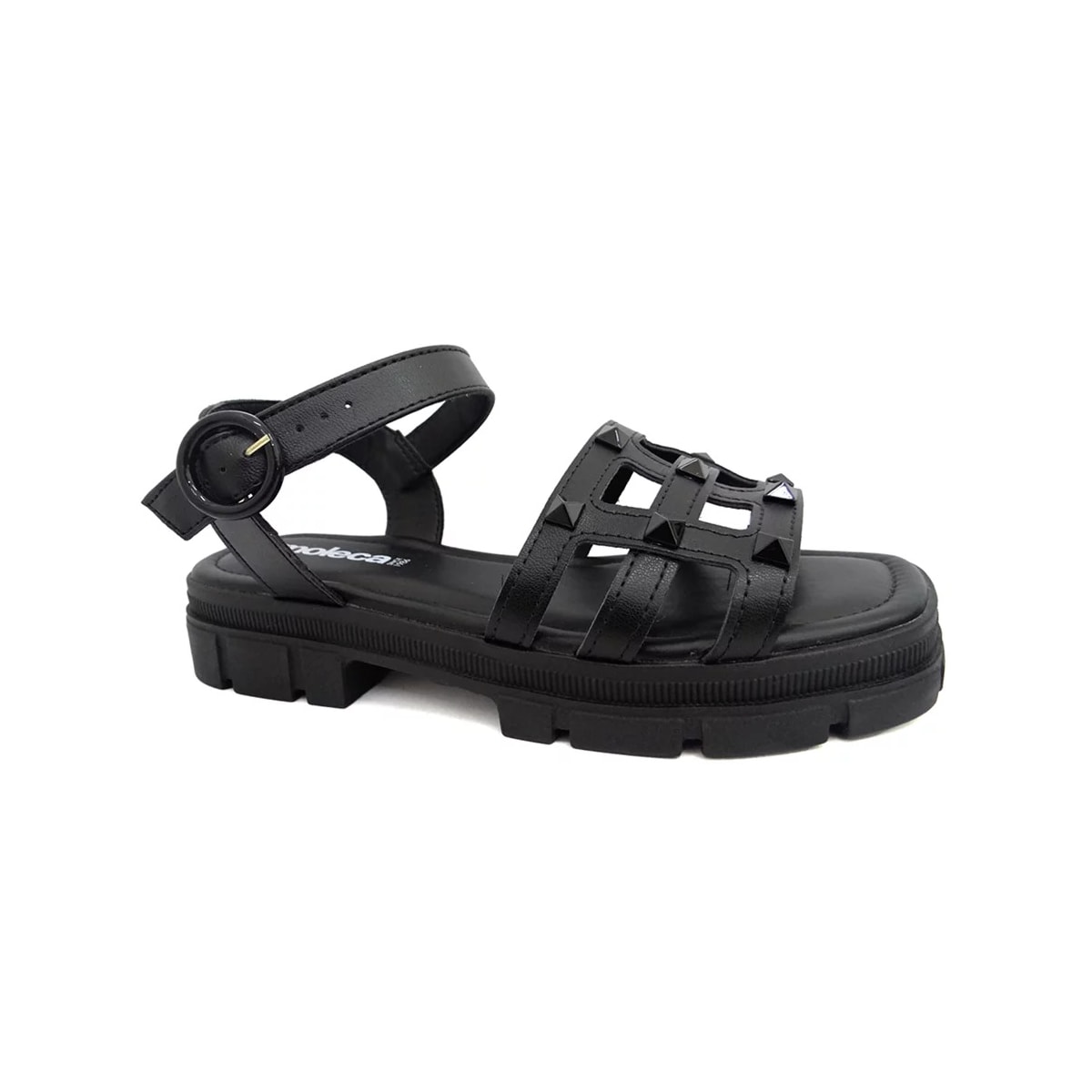 Sandália Moleca Papete 5475.108 Preto Sandália Moleca Papete 5475.108 Preto