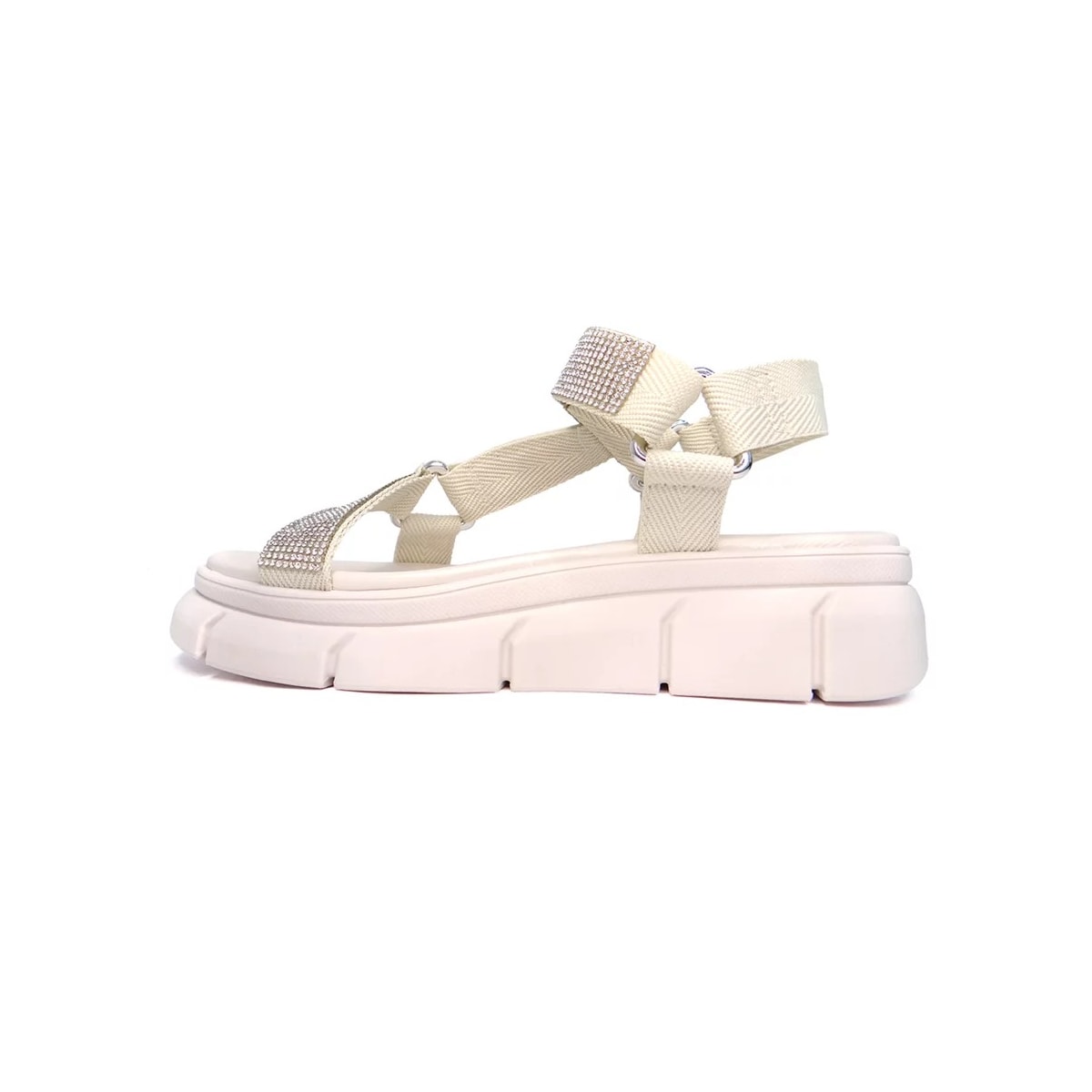 Sandália Moleca Papete Flatform 5483.109 Branco Off Sandália Moleca Papete Flatform 5483.109 Branco Off