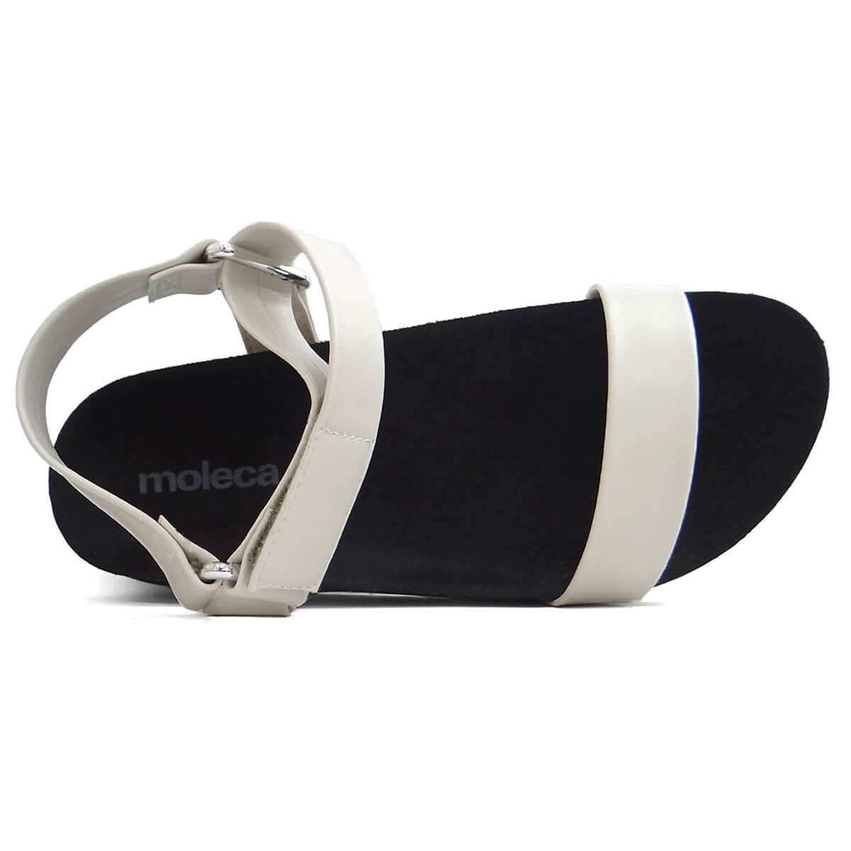 Sandália Moleca Papete Flatform 5500.101 Branco Off Sandália Moleca Papete Flatform 5500.101 Branco Off