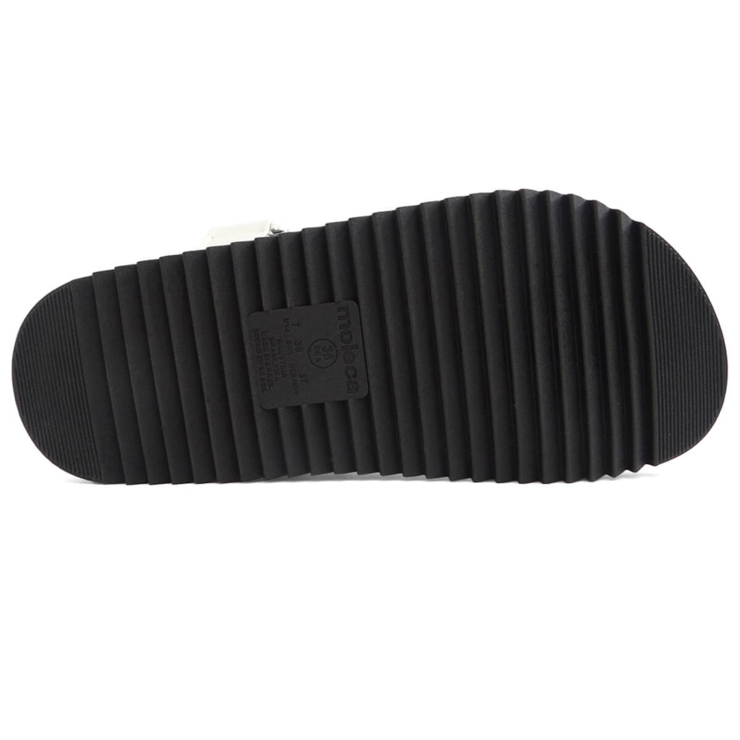 Sandália Moleca Papete Flatform 5500.101 Branco Off