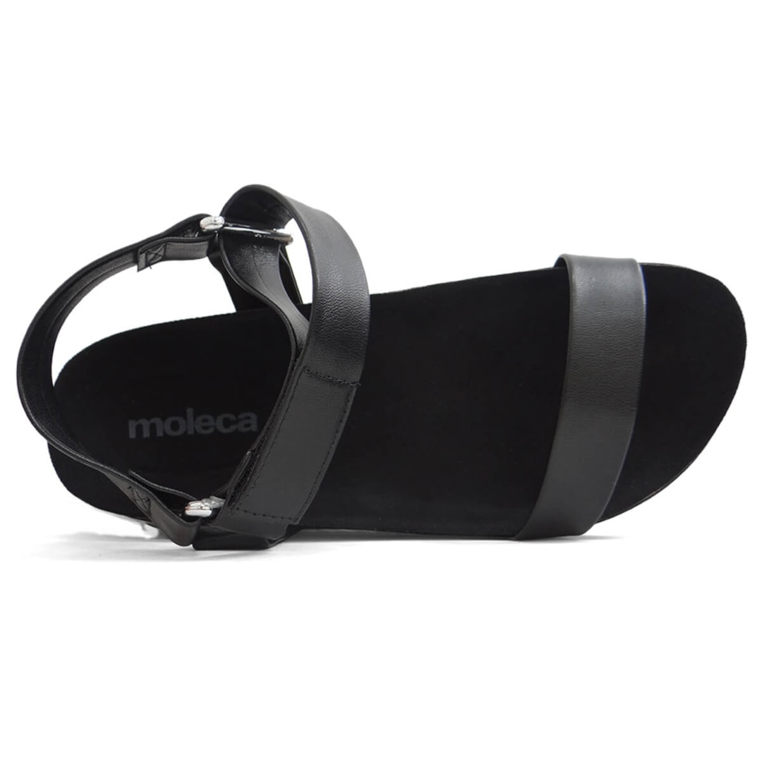 Sandália Moleca Papete Flatform 5500.101 Preto Sandália Moleca Papete Flatform 5500.101 Preto