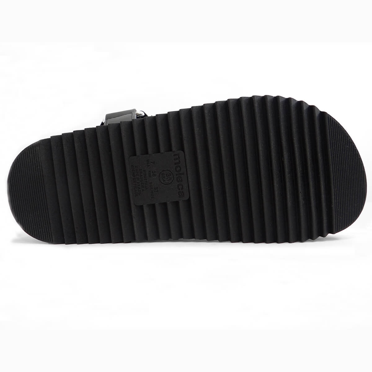 Sandália Moleca Papete Flatform 5500.101 Preto Sandália Moleca Papete Flatform 5500.101 Preto