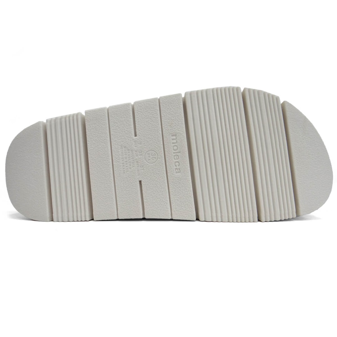 Sandália Moleca Papete Flatform 5513.104 Branco Off