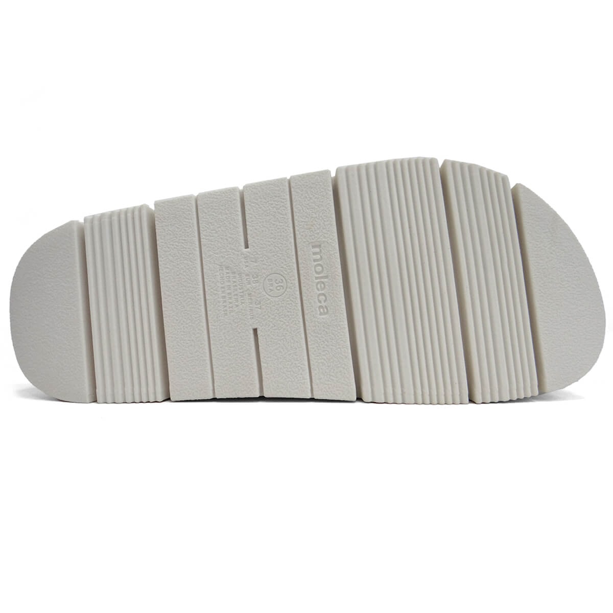 Sandália Moleca Papete Flatform 5513.104 Branco Off