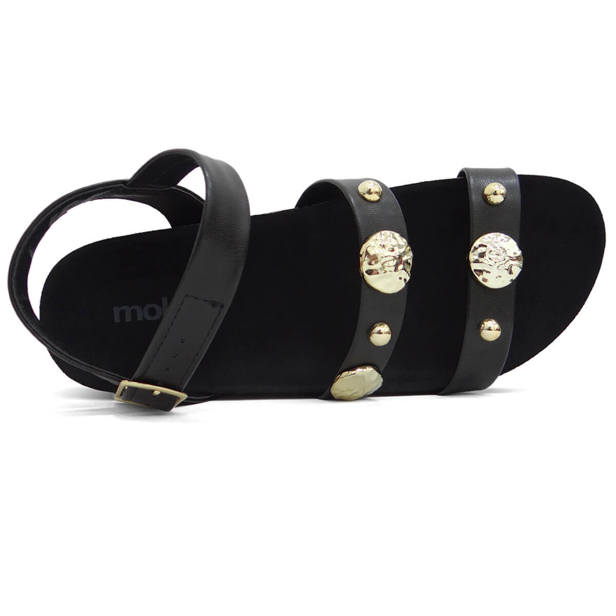 Sandália Moleca Papete Flatform 5513.104 Preto Sandália Moleca Papete Flatform 5513.104 Preto