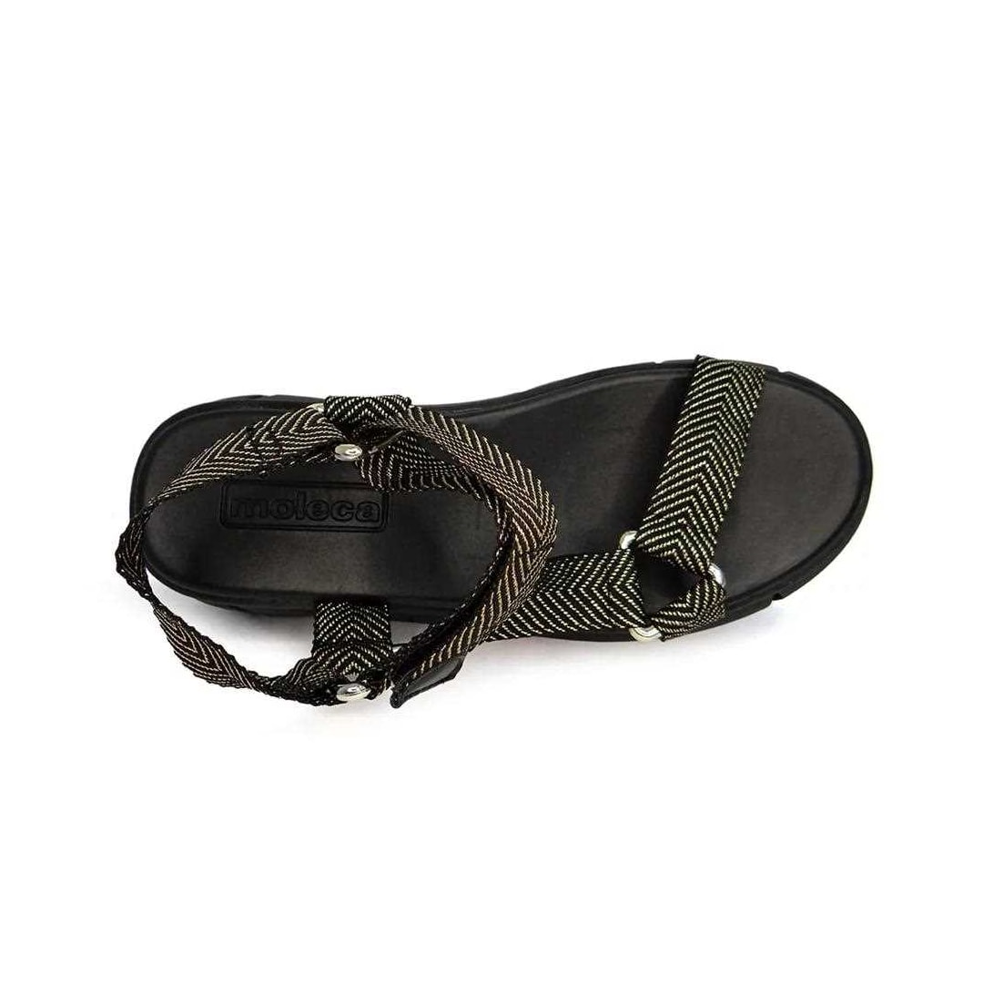Sandália Moleca Papeteflatform 5483.103 Preto Sandália Moleca Papeteflatform 5483.103 Preto