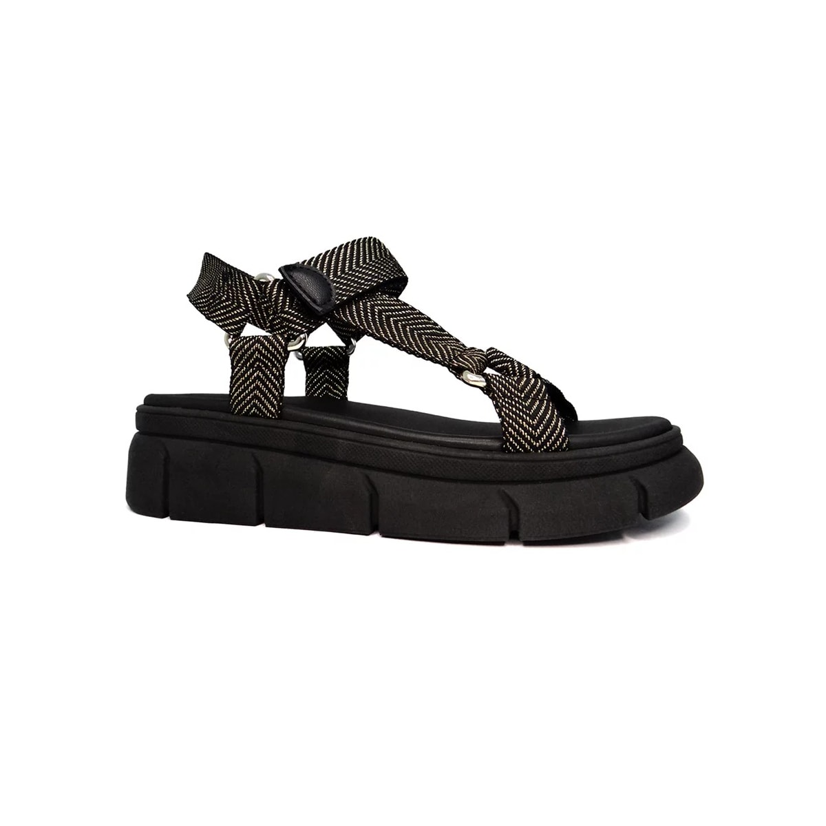 Sandália Moleca Papeteflatform 5483.103 Preto Sandália Moleca Papeteflatform 5483.103 Preto