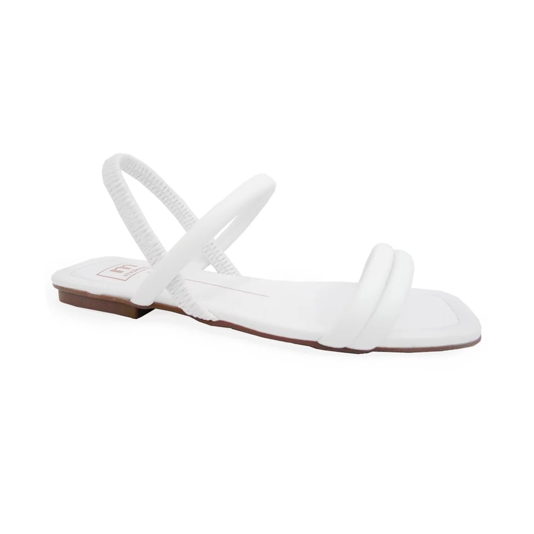Sandália Moleca Rasteira 5462.111 Branco Sandália Moleca Rasteira 5462.111 Branco