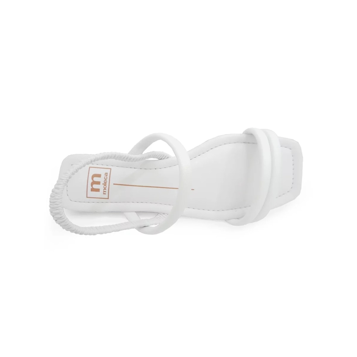 Sandália Moleca Rasteira 5462.111 Branco Sandália Moleca Rasteira 5462.111 Branco