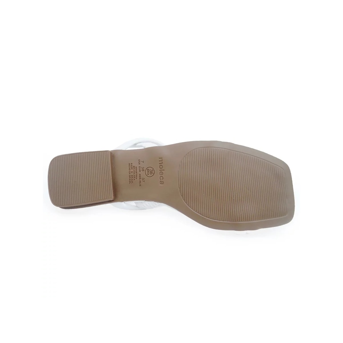 Sandália Moleca Rasteira 5462.111 Branco Sandália Moleca Rasteira 5462.111 Branco