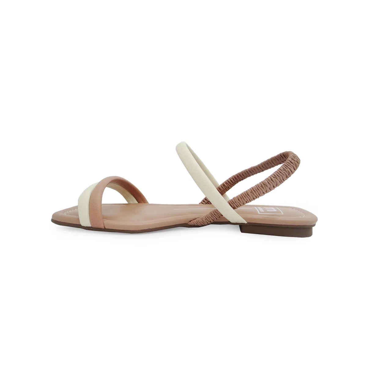 Sandália Moleca Rasteira 5462.111 Creme/Nude Sandália Moleca Rasteira 5462.111 Creme/Nude