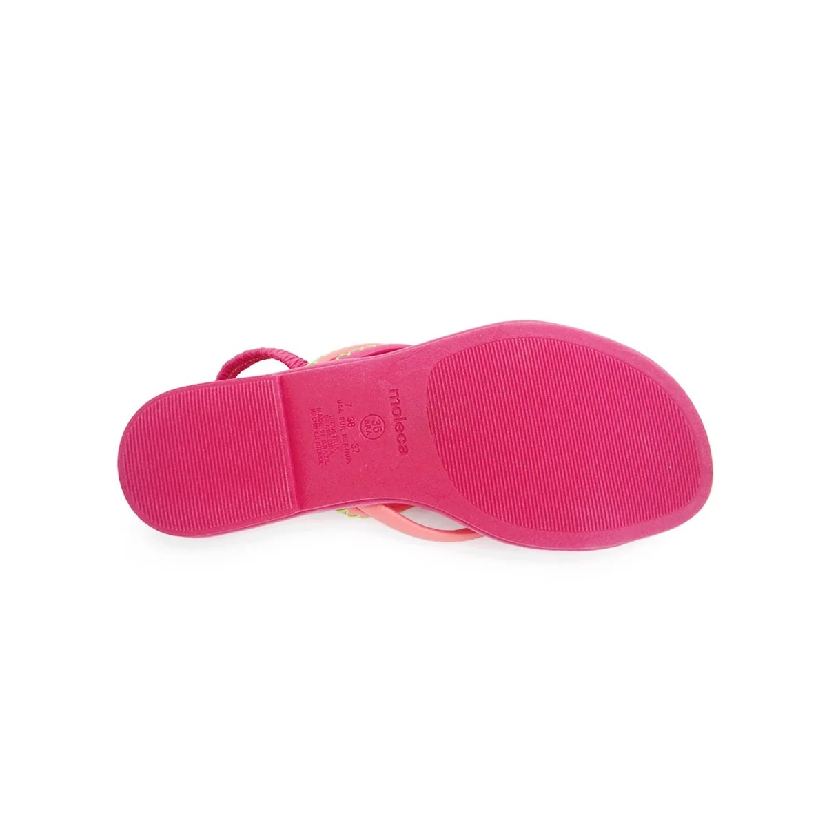 Sandália Moleca Rasteira 5479.104 Coral/Pink Sandália Moleca Rasteira 5479.104 Coral/Pink