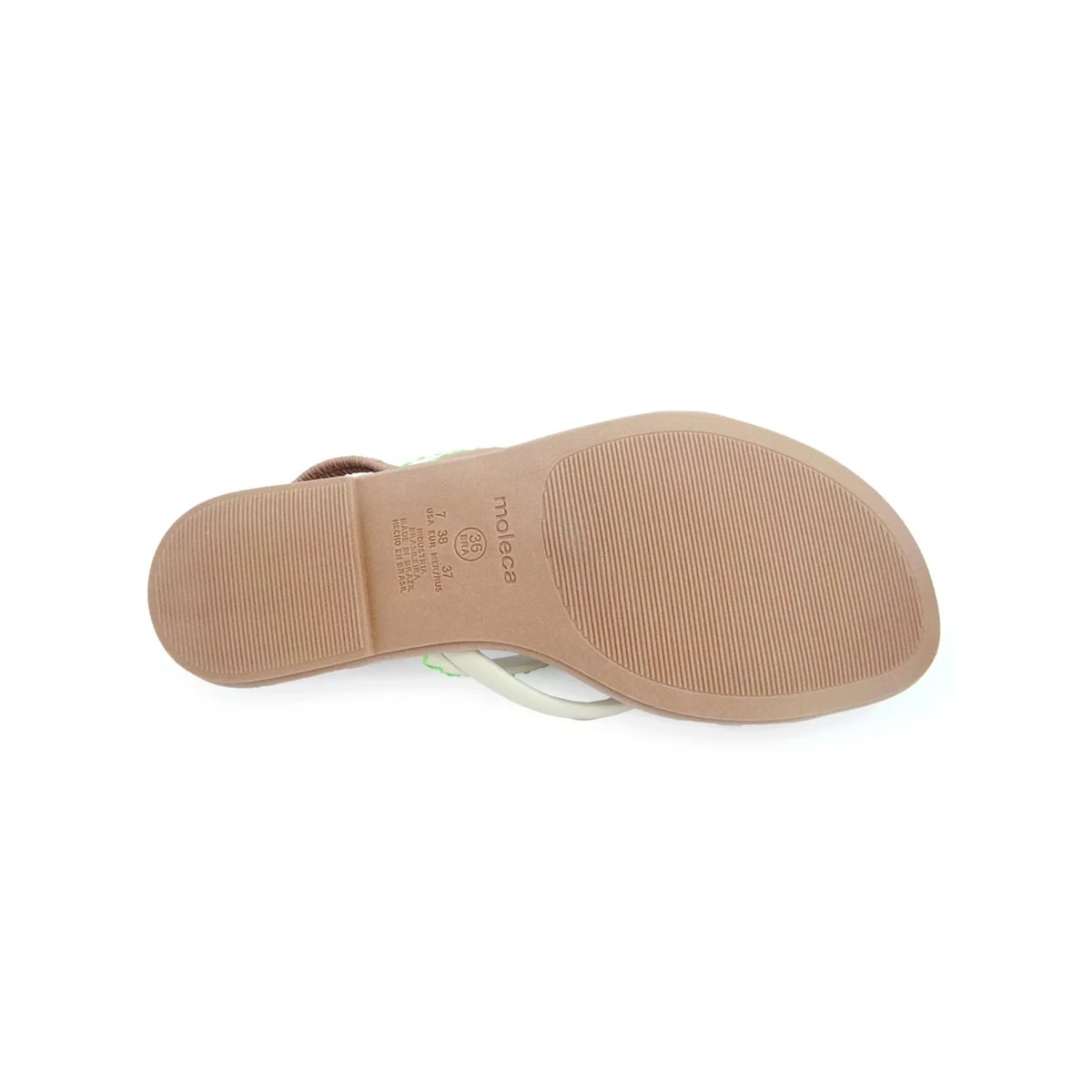 Sandália Moleca Rasteira 5479.104 Creme/Nude Sandália Moleca Rasteira 5479.104 Creme/Nude