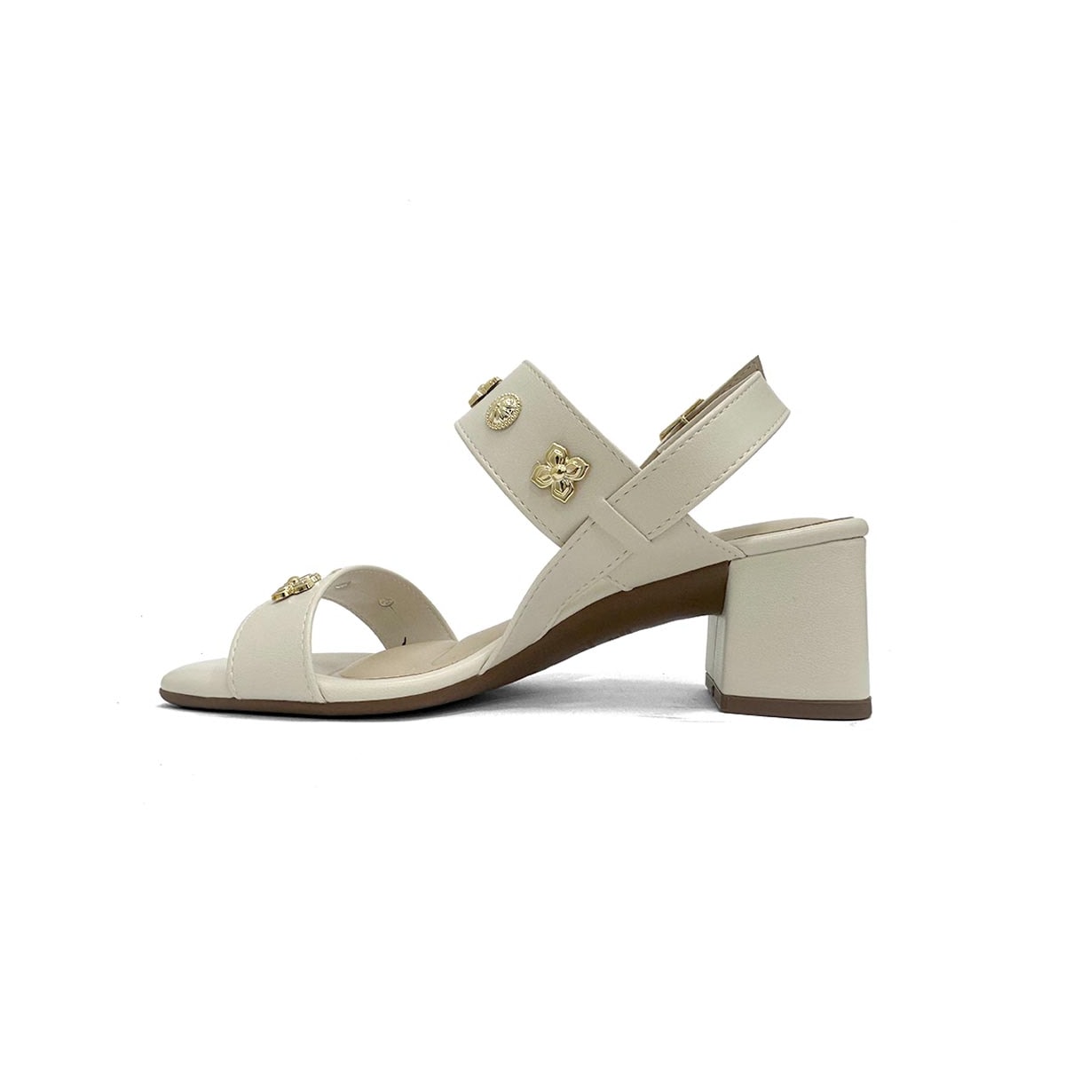 Sandália Moleca Salto Bloco 5496.119 Branco Off Sandália Moleca Salto Bloco 5496.119 Branco Off