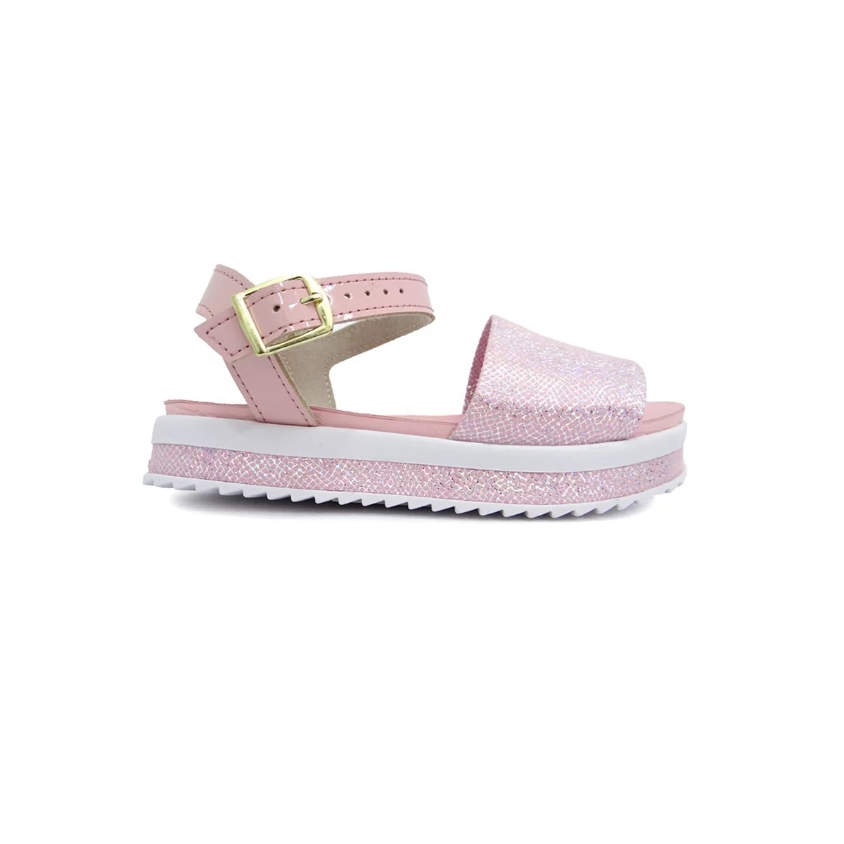 Sandália Molekinha Kids Menina 2305.1512 Rosa Holografico Sandália Molekinha Kids Menina 2305.1512 Rosa Holografico