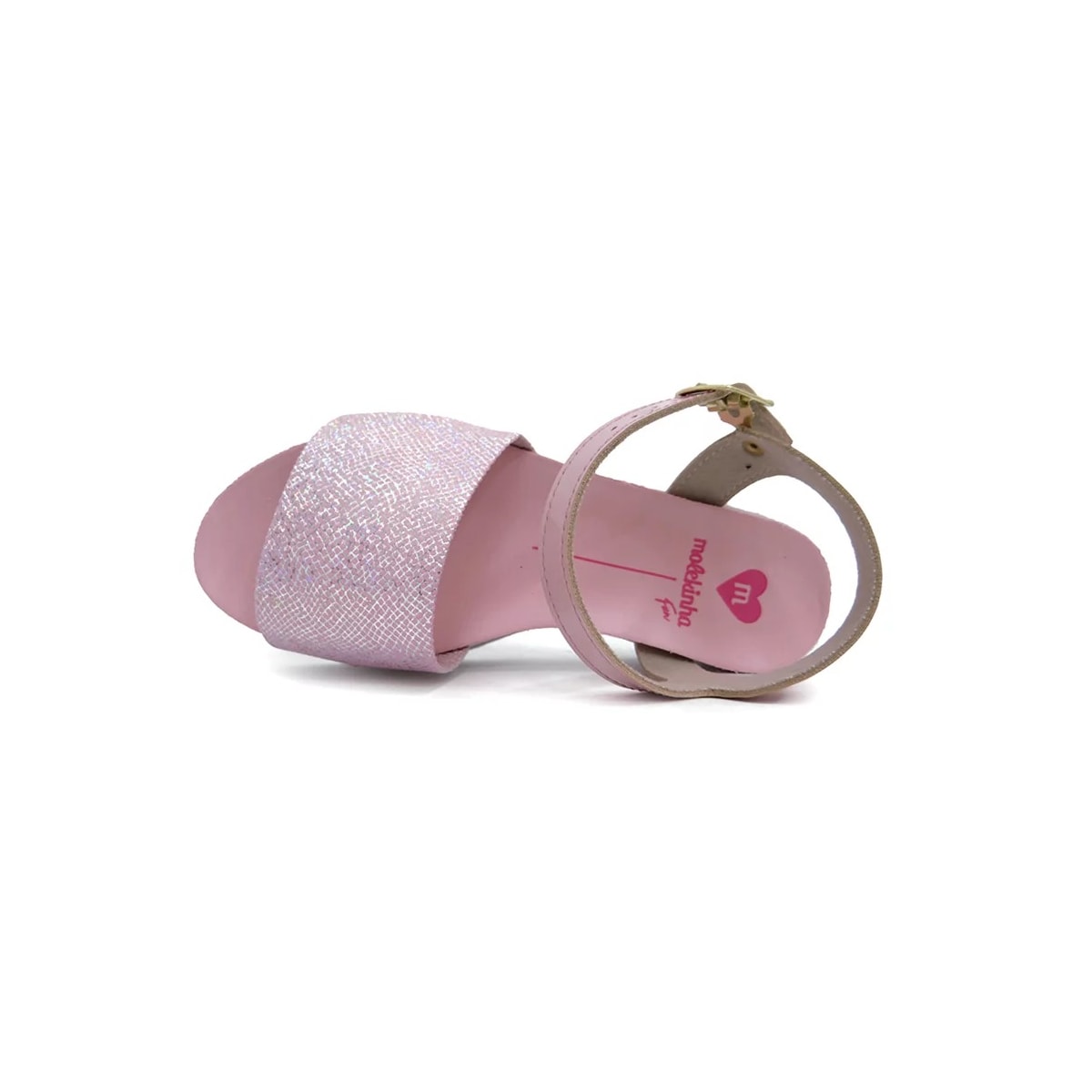 Sandália Molekinha Kids Menina 2305.1512 Rosa Holografico Sandália Molekinha Kids Menina 2305.1512 Rosa Holografico