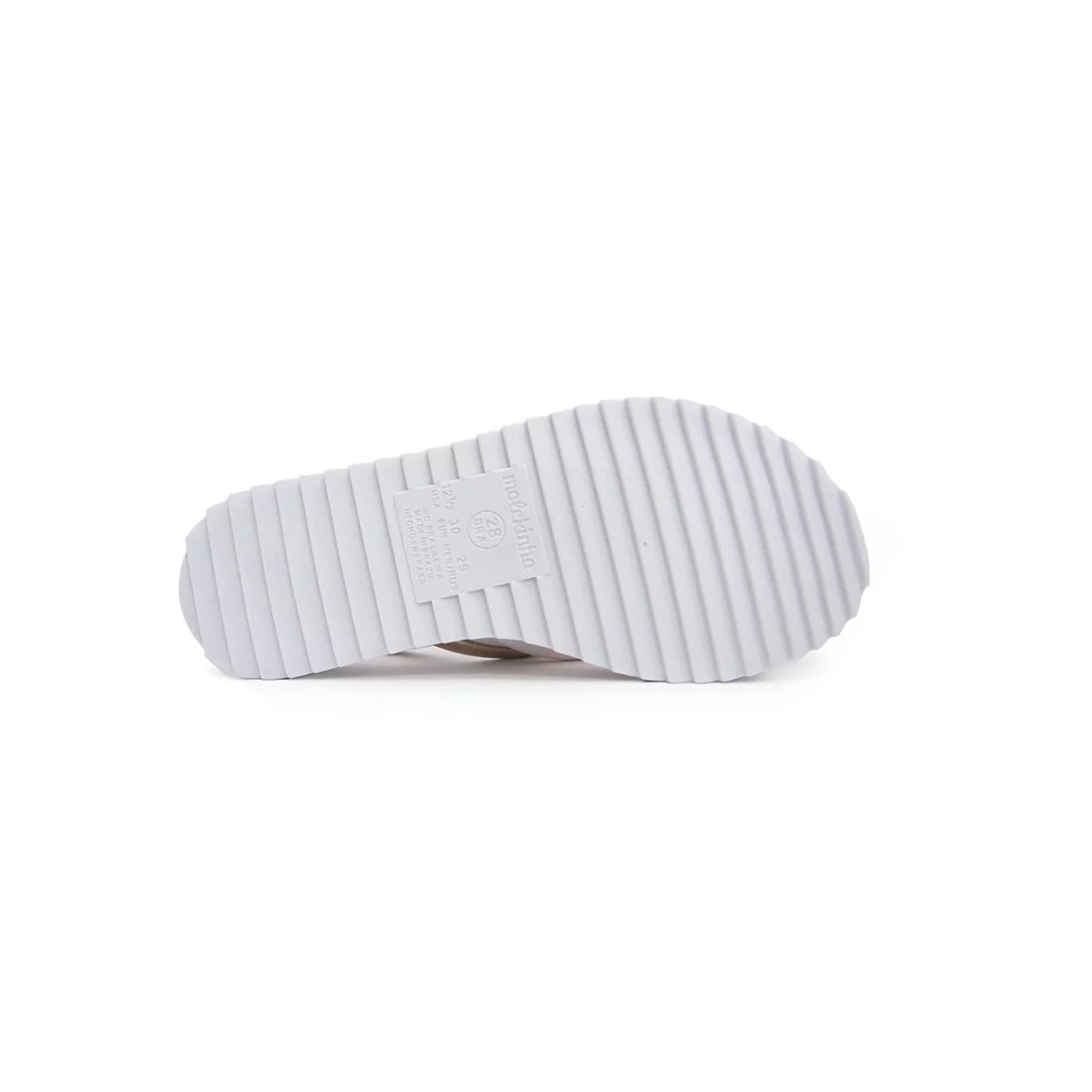 Sandália Molekinha Kids Menina 2305.1547 Branco/Dourado Sandália Molekinha Kids Menina 2305.1547 Branco/Dourado