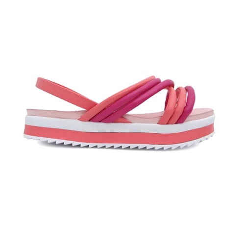 Detalhe - Sandália Molekinha Kids Menina 2305.1547 Coral/Pink