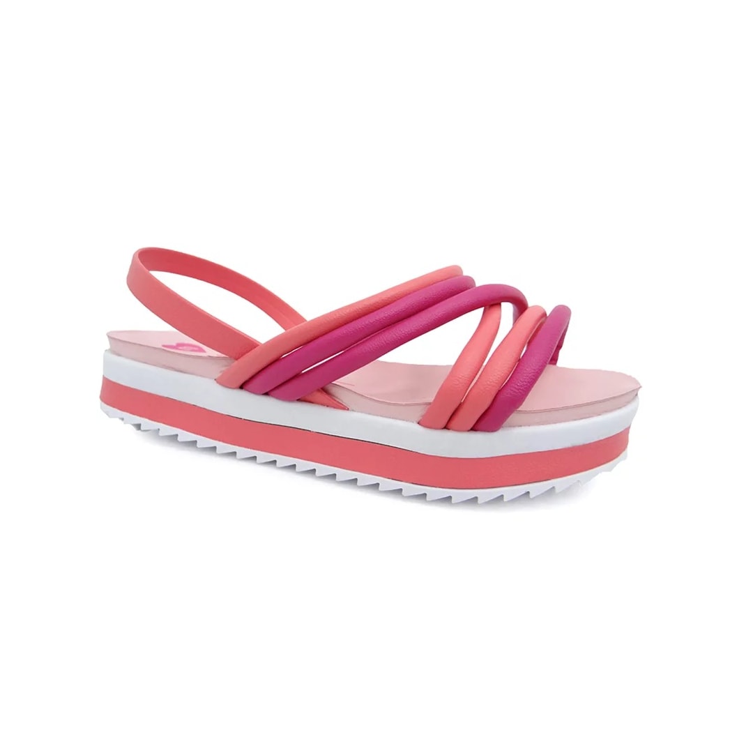 Sandália Molekinha Kids Menina 2305.1547 Coral/Pink Sandália Molekinha Kids Menina 2305.1547 Coral/Pink