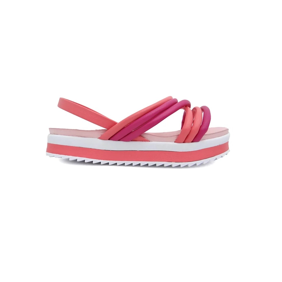 Sandália Molekinha Kids Menina 2305.1547 Coral/Pink