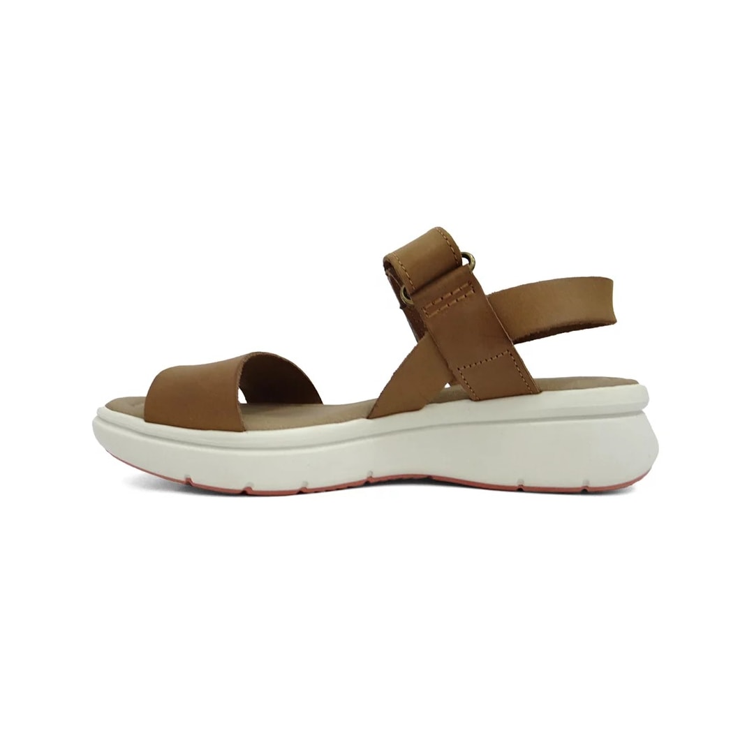 Sandália New Face Conforto De Couro 24202 Ambar