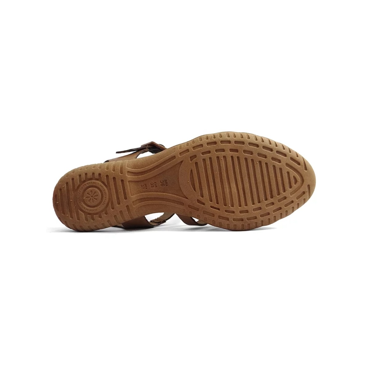 Sandália New Face Conforto De Couro 31413 Ostra New Color Sandália New Face Conforto De Couro 31413 Ostra New Color