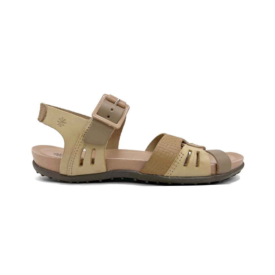 Sandália New Face Conforto De Couro 36754 Rosa Off Mix Sandália New Face Conforto De Couro 36754 Rosa Off Mix