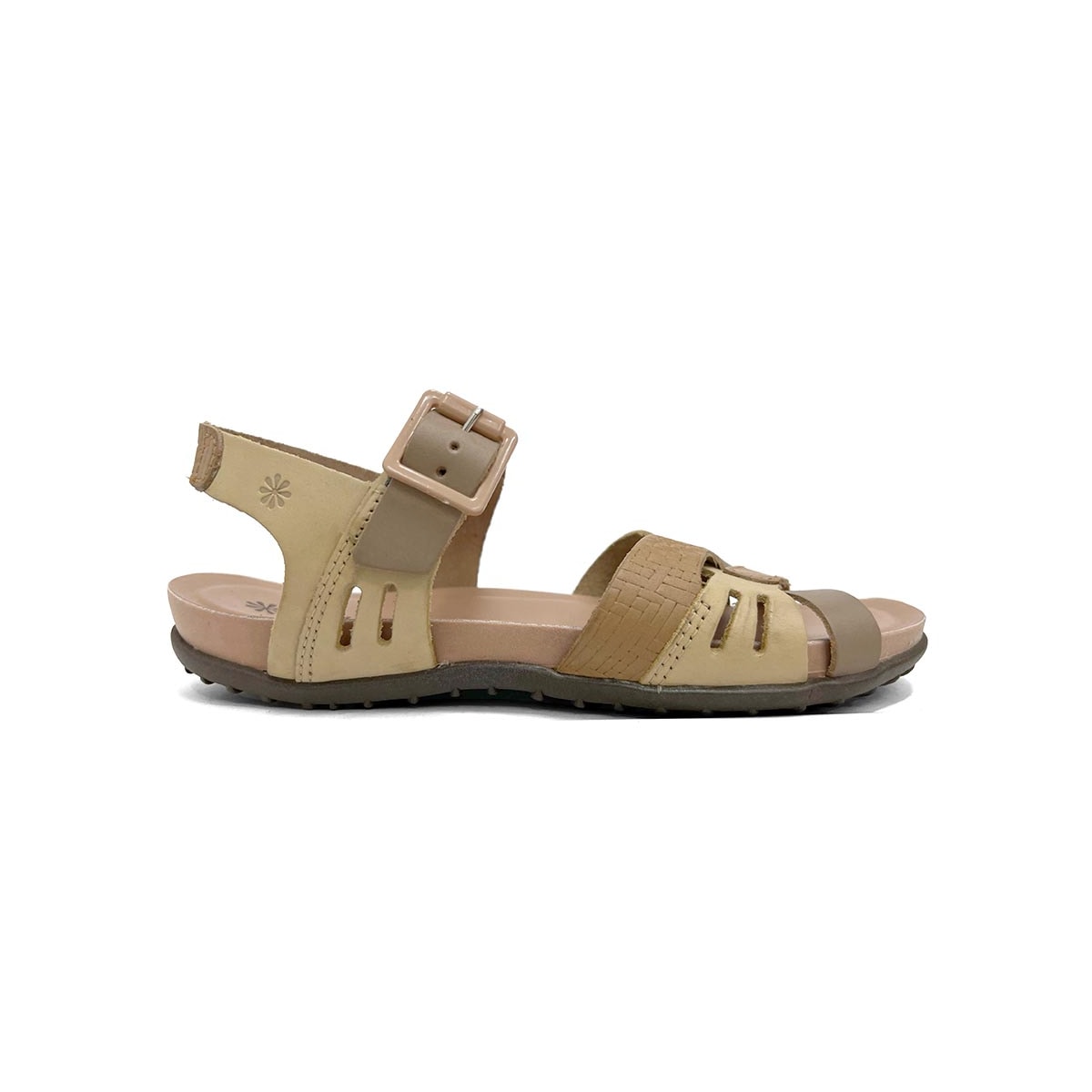 Sandália New Face Conforto De Couro 36754 Rosa Off Mix Sandália New Face Conforto De Couro 36754 Rosa Off Mix