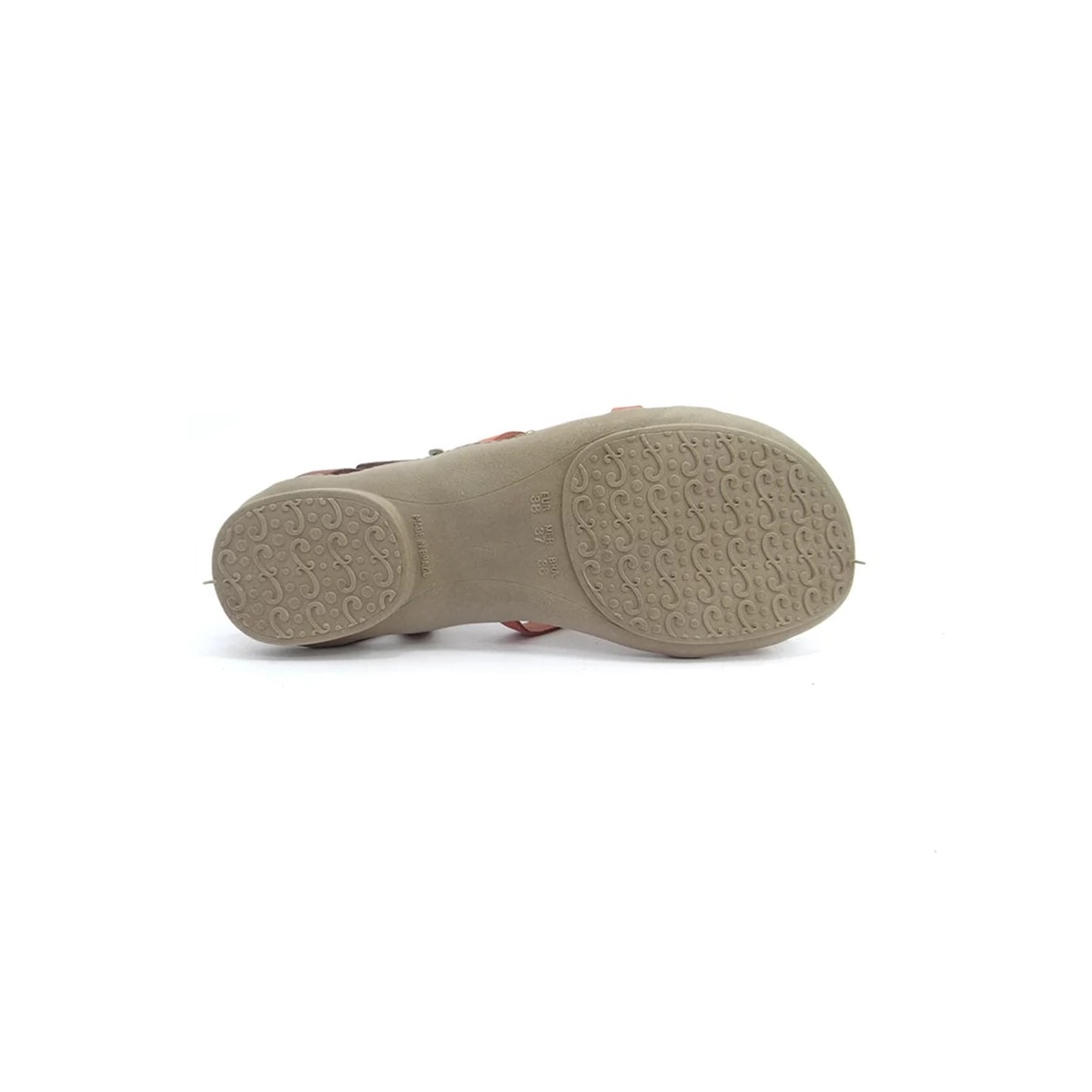 Sandália New Face Conforto de Couro 37329 Coco New Mix Sandália New Face Conforto de Couro 37329 Coco New Mix